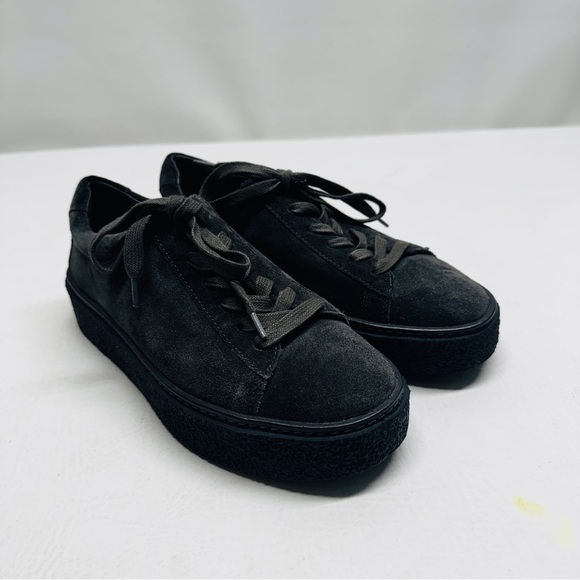 VINCE WOMENS SIZE 5 lace up charcoal - Picture 3 of 6